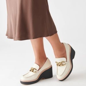 NWOT Dolce Vita Brenan Leather Wedges Size 8